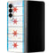 Chicago Flag Light Wood Galaxy Z Fold4 5G Skin